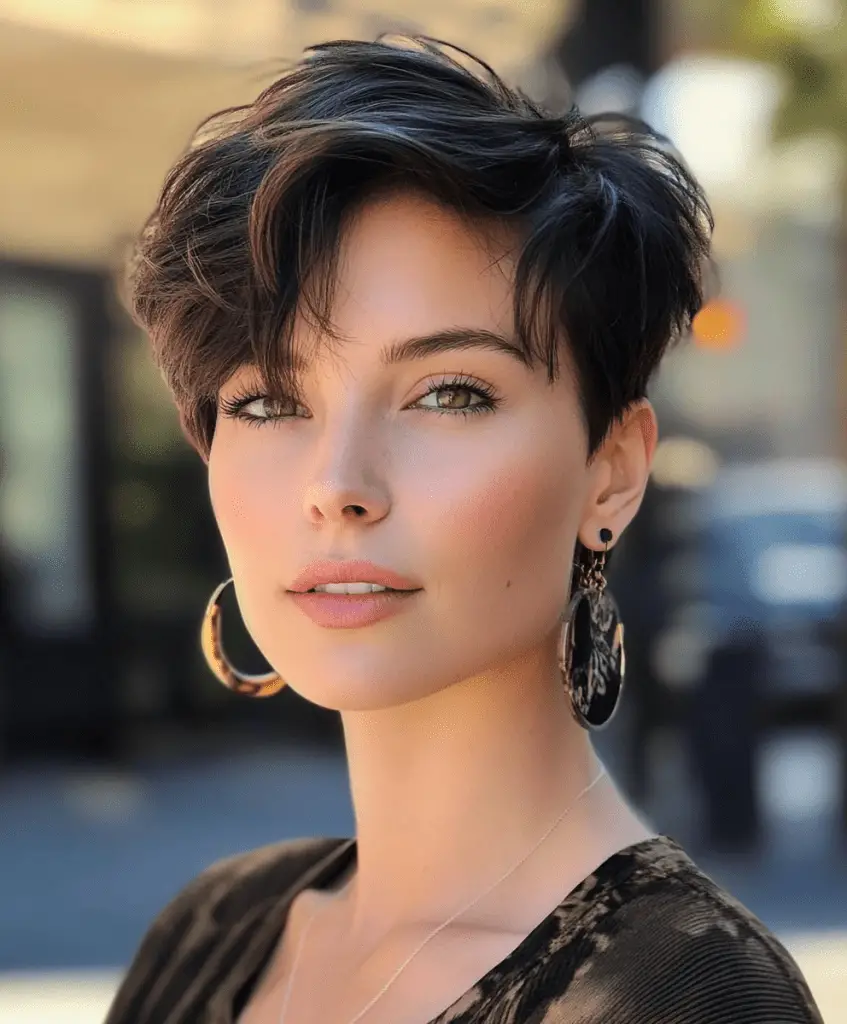 Bold and confident short hairstyles for women over 40