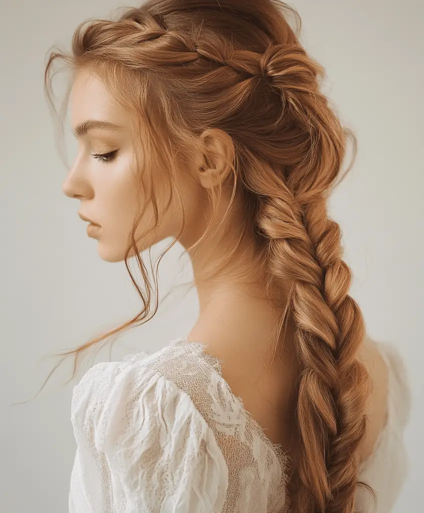 Intricate braided hairstyles for women over 40