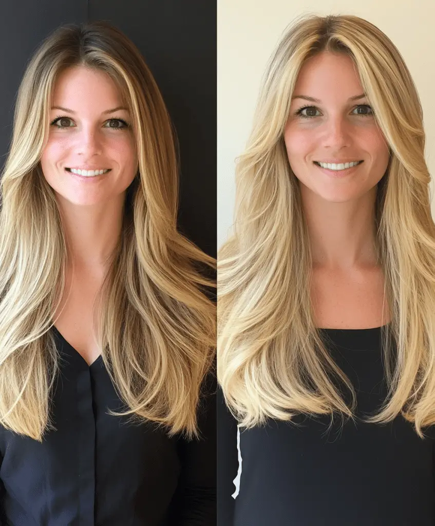 Sandy Blonde Beach Waves Transformation