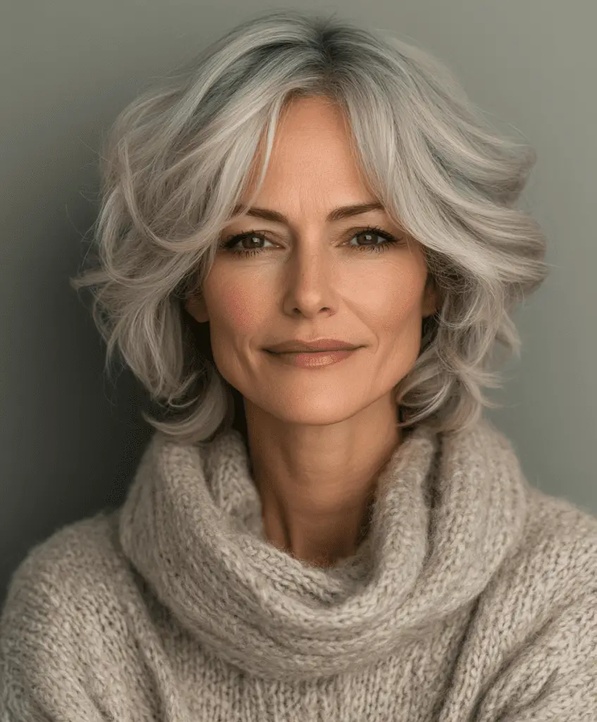 Classic Short Bob for Women Over 60