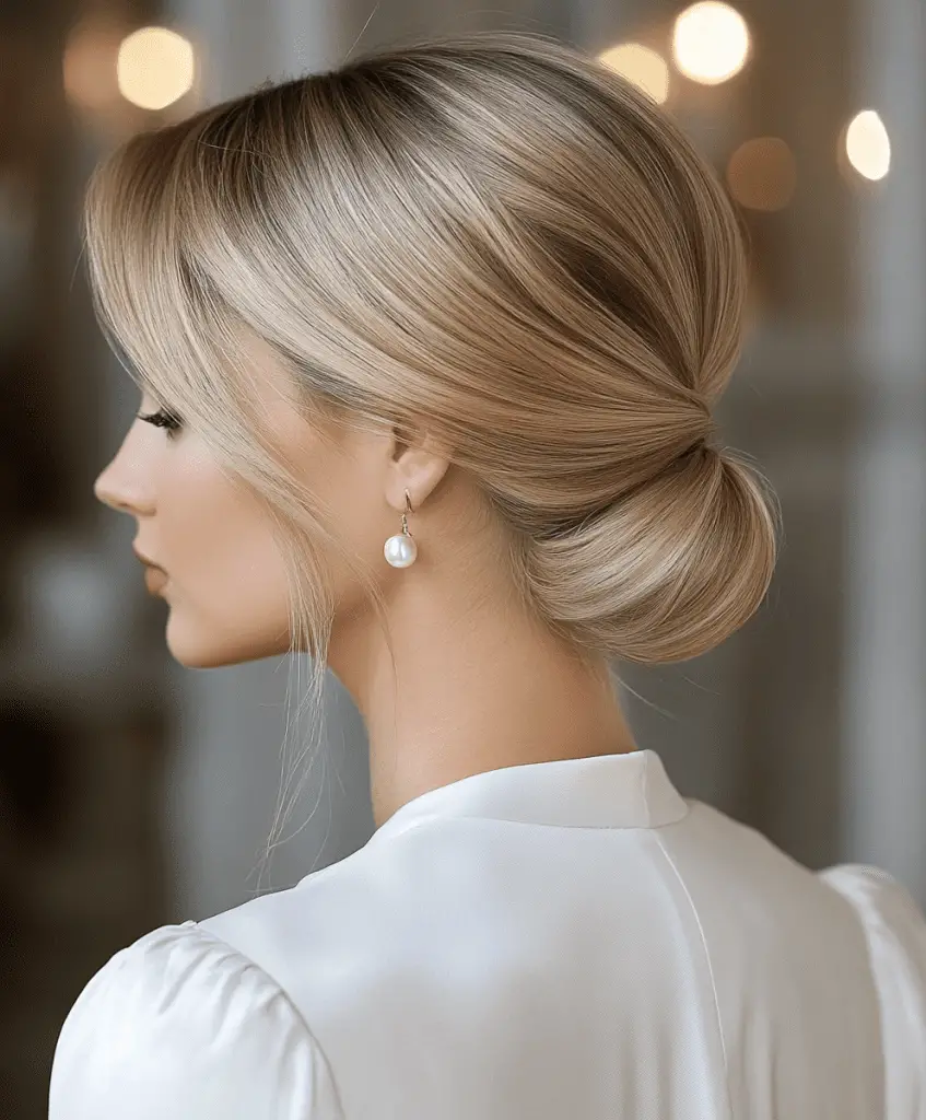 Timeless and elegant updo hairstyles for women over 40