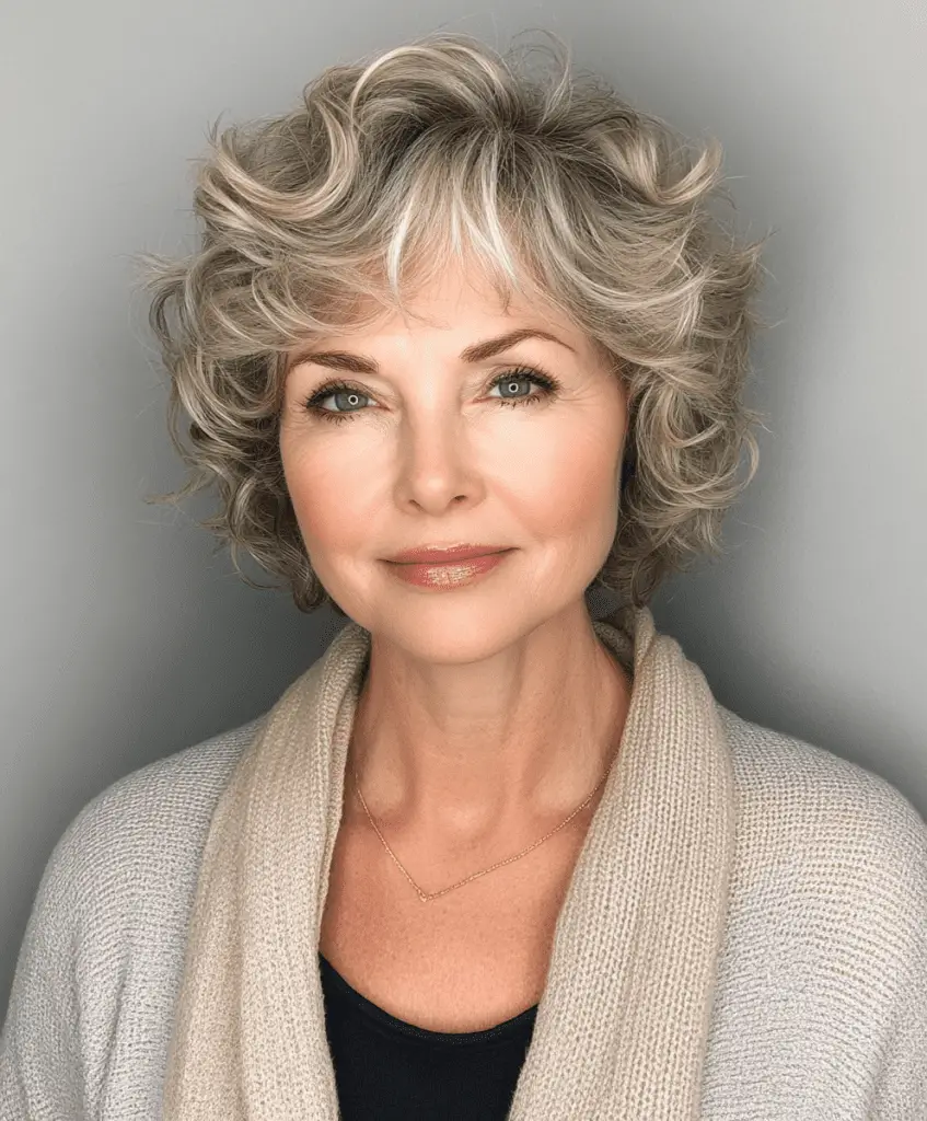 Soft Blonde Crop for Women Over 60