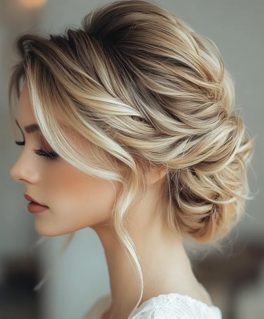 Elegant yet relaxed updo hairstyles for women over 40