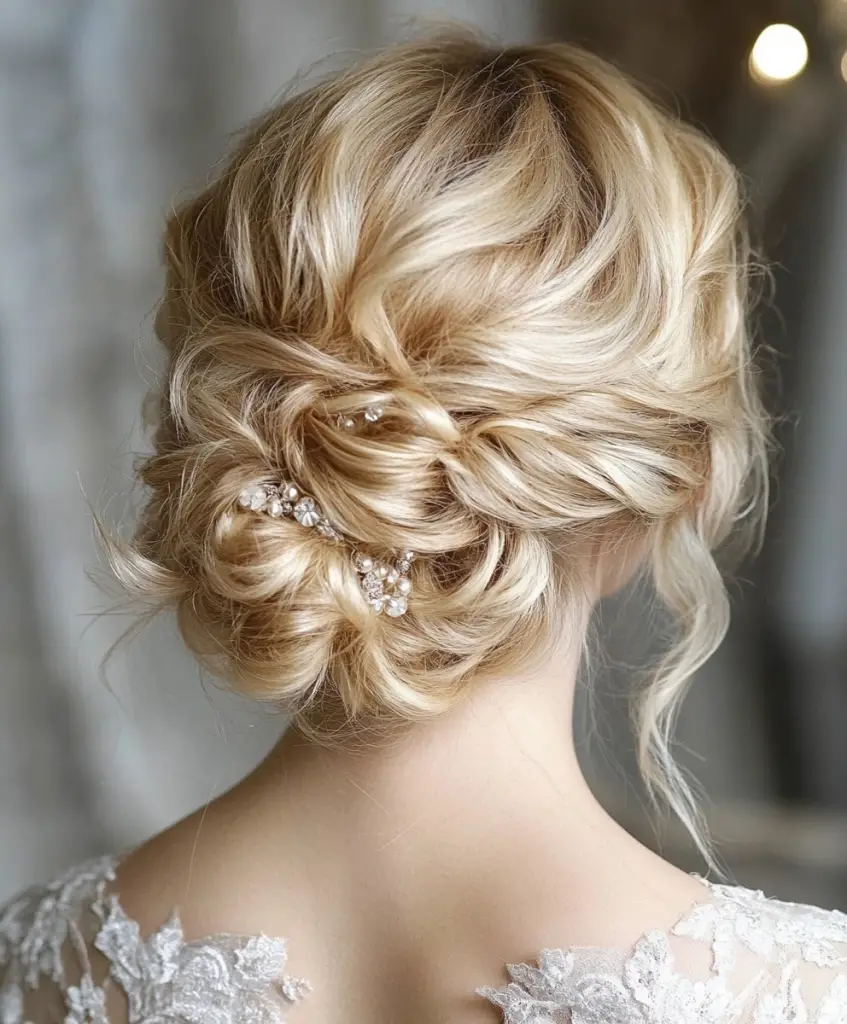 Elegant updo hairstyles for women over 40