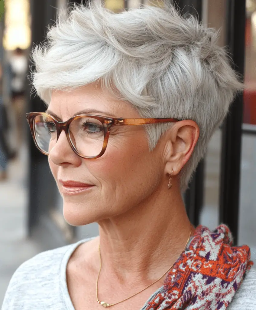 Classic Chic Pixie Cut for Women Over 60