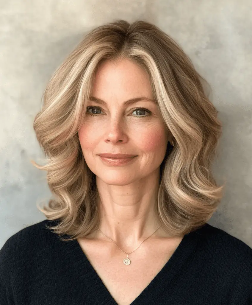 Textured lob with soft waves