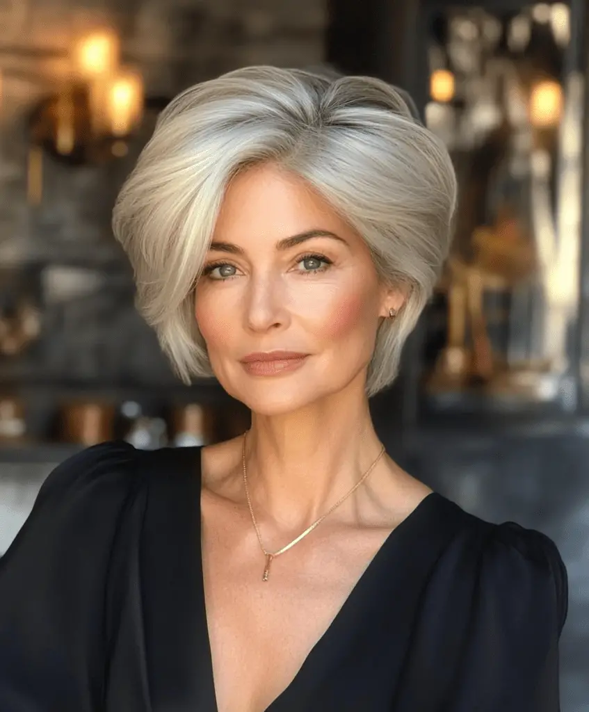 Sleek Pixie Cut for Women Over 60