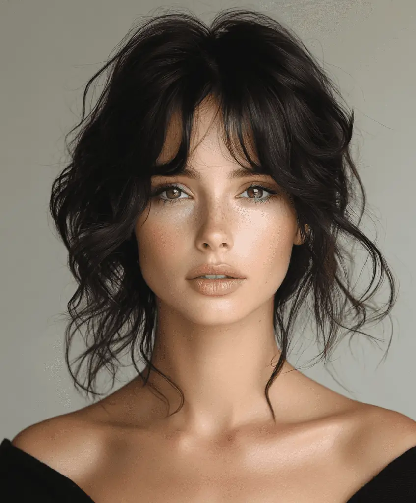 Short bob with blended layers for a smooth look