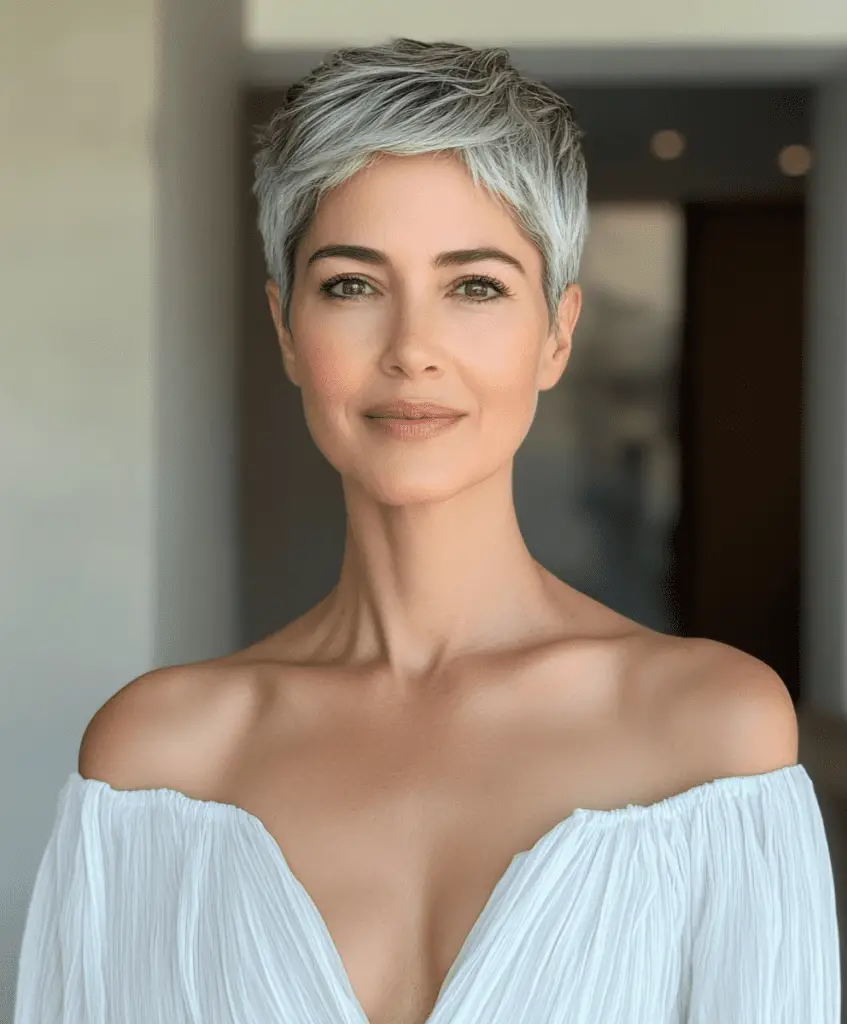 Soft Pixie Cut for Women Over 60