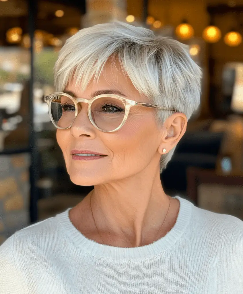 Modern Pixie Cut for Women Over 60