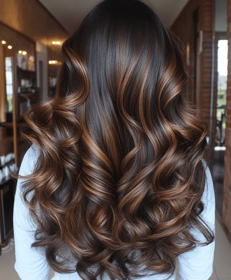 Dark Brown Balayage Hair Color Ideas