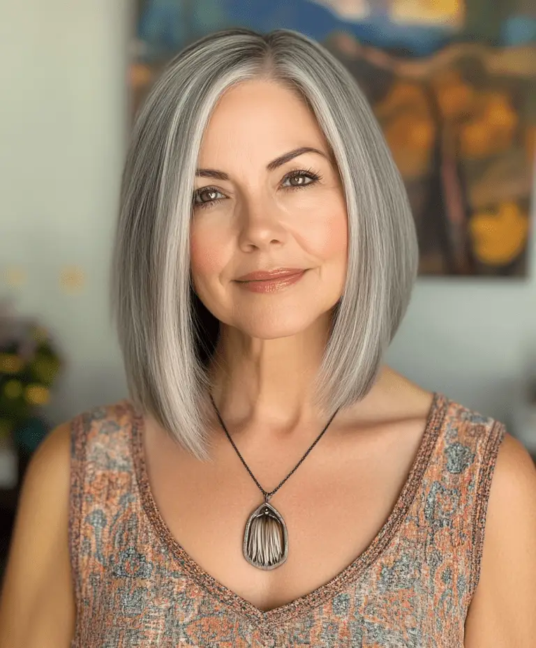 Medium-Length Hairstyles for Women Over 60