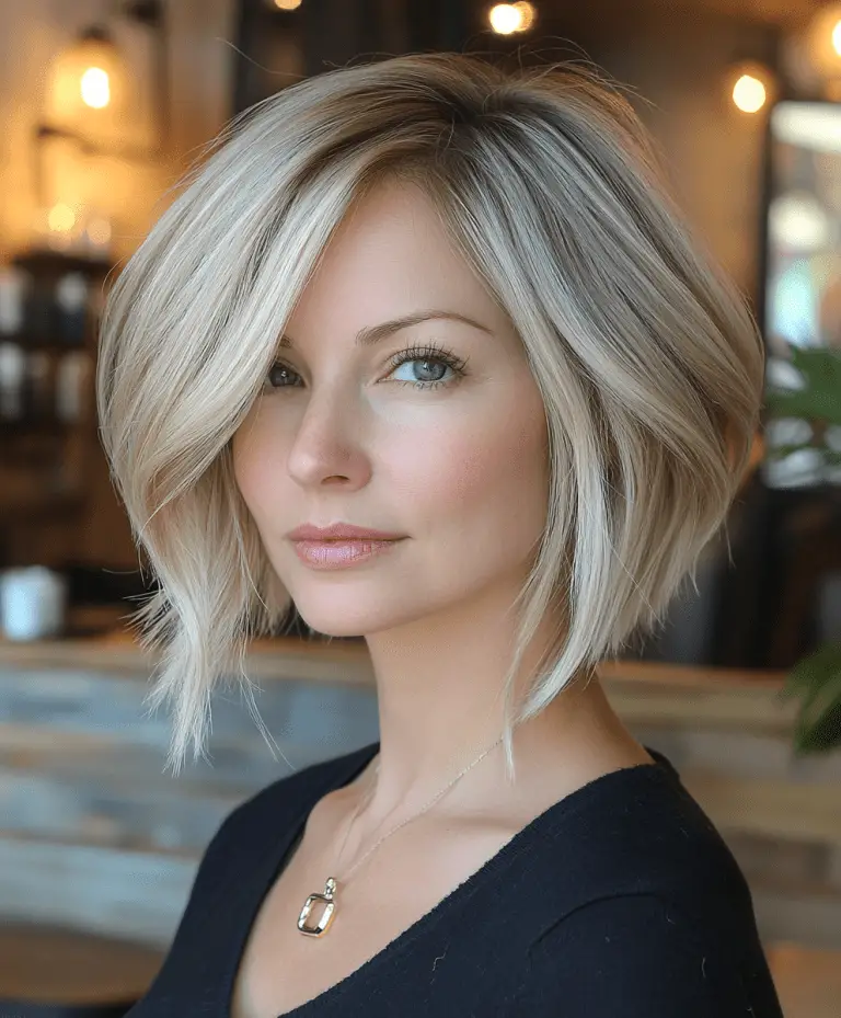 Bob Haircuts for Fine Hair Over 50