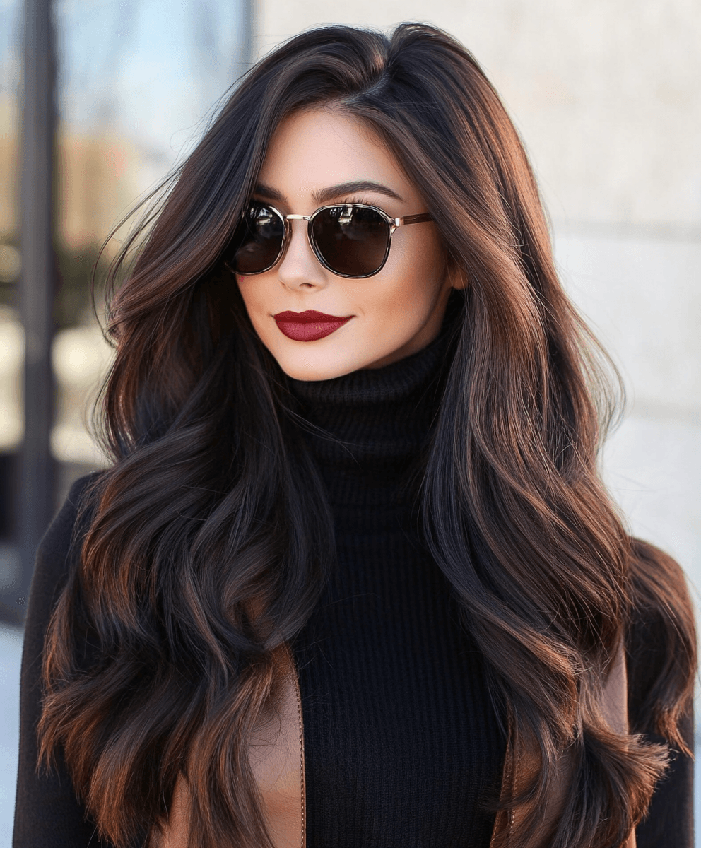 Dark Fall Hair Colors For Brunettes With Long Hair: Top Trends And ...